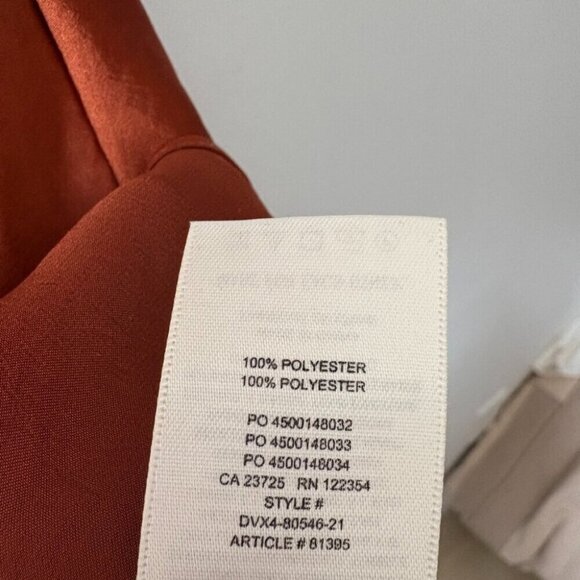 Aritzia Wilfred Mini Only Slip Dress Rustwood Terracotta Size Medium - Picture 7 of 7